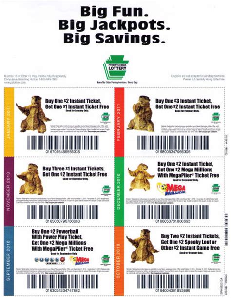 pa lottery promo code|free pa lottery coupons.